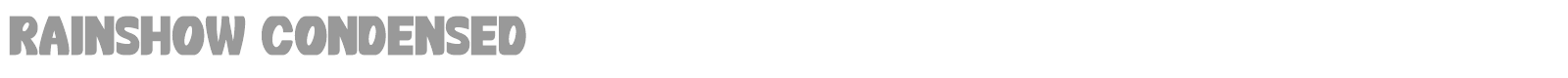 Rainshow font preview